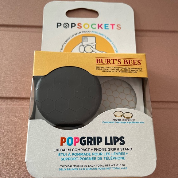 PopGrip Lips Burt's Bees Night Hive  Plus Refill - Picture 1 of 6